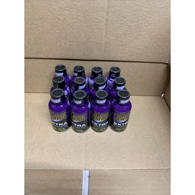 5-Hour Energy Grape, 12 Pack, EXP 05/2025