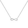 Philip Jones Sterling Silver Infinity Friendship Quote Set
