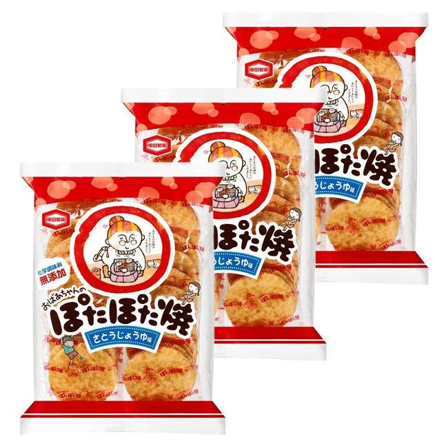 Kameda Potapota Yaki Senbei Rice Crackers 3 Bags