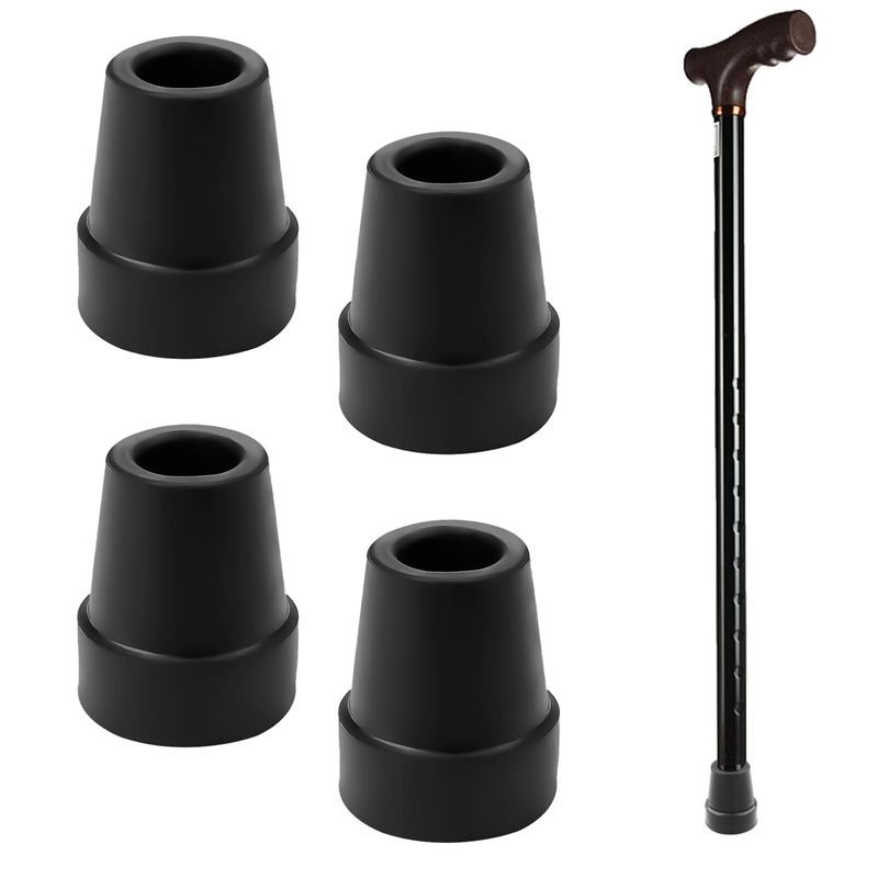 6 pcs walking stick rubber ends walking stick ferrules ferrules for