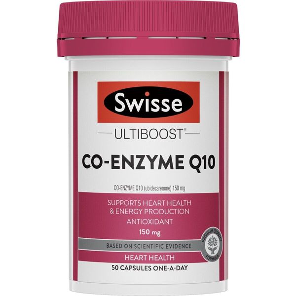 Co-Enzyme Q10 150mg 50 Caps Swisse UltiBoost