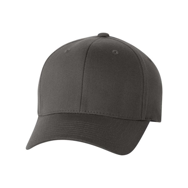 Flexfit 6277 Wooly Combed Twill Cap w/THP No Sweat Headliner Bundle Pack, Dark Grey, S/M