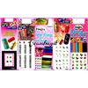 5 PACK NAIL LOT Safari Strips-Gems-Fo