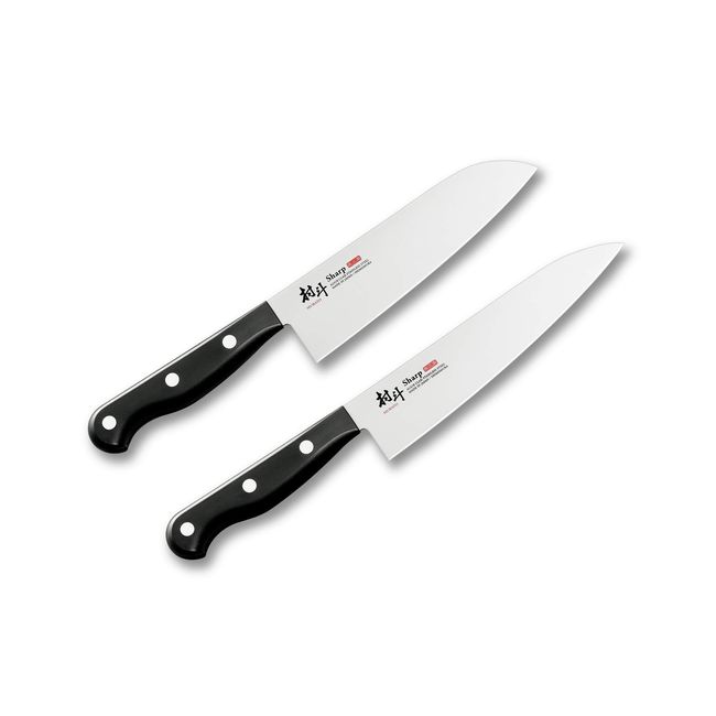 Shimomura Kogyo MSP-901 Knife Set of 2, 6.5 inches (16.5 cm) (Sharp), Made in Japan