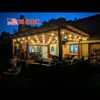 Brightech Pro Waterproof LED Outdoor String Lights Hanging Edison Bulbs - 48 Ft