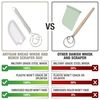Breadsmart Artisan Bread Whisk and Bench Scraper Duo - Essential Dough Mixer Tools - Sourdough Bread Baking Supplies