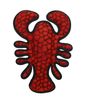 Tuffy Larry Lobster Dog Toy