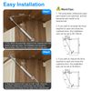 4pcs Kitchen Cabinet Gas Spring Prop Strut Hydraulic Shock Lift Support Hinge