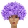 CCINEE Bomber Afro Wig, Halloween, Party, Cosplay, Costume, Halloween Costume, Katland, Afro Wig, Costume Accessory, Rainbow, Unisex (Purple)