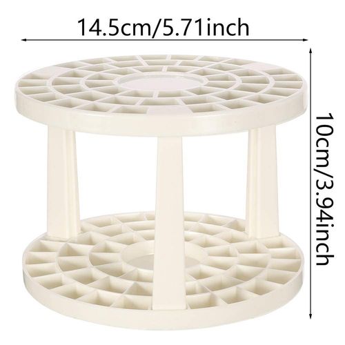 atnight Paint Brush Holder 49 Holes,Art Brush Organizer,Detachable Portable Plastic Pencil Makeup Brush Organizer for Studio Office Home Outdoor Travel
