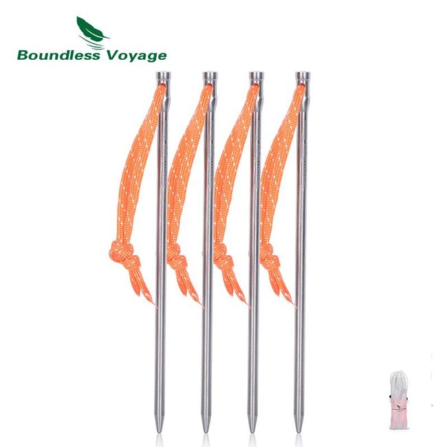 Tent Accessory Titanium Pegs, Ultralight Tent Pegs Stake