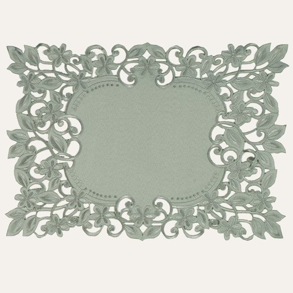 Gray Table Placemats - Alvina Collection - Table Runners