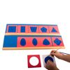 Metal Insert Figures Montessori Material Set of 22