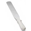 Stainless Steel Icing Spatula with White ABS Handle 30cm - Pack Size: Single