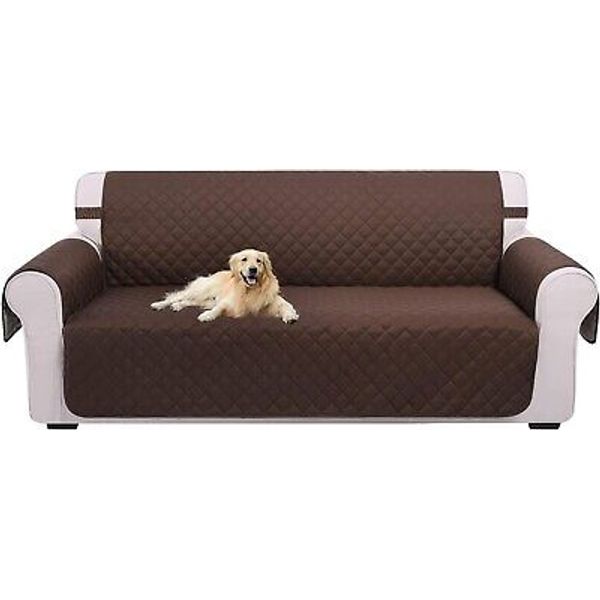 Reversible Sofa Cover Couch Cover for Dogs with Elastic Straps Water Repellent F