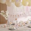 Ginger Ray Easter Bunny Balloon Arch Decoration Kit with Streamers, Multi-coloured Pastels