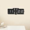 Flip Clock Wall Timer Retro Clock Analog Clock Office Decor Minimalist black