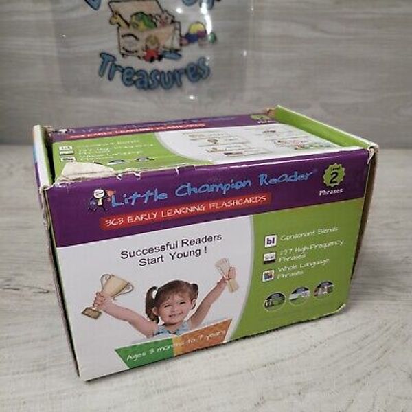 Little Champion Reader Lvl 2 Phrases 363 Early Learning Flashcards Home School