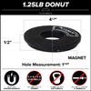 PlateMate Micro Loading 1.25 Pound Donut Weight Plate - 1 Pair
