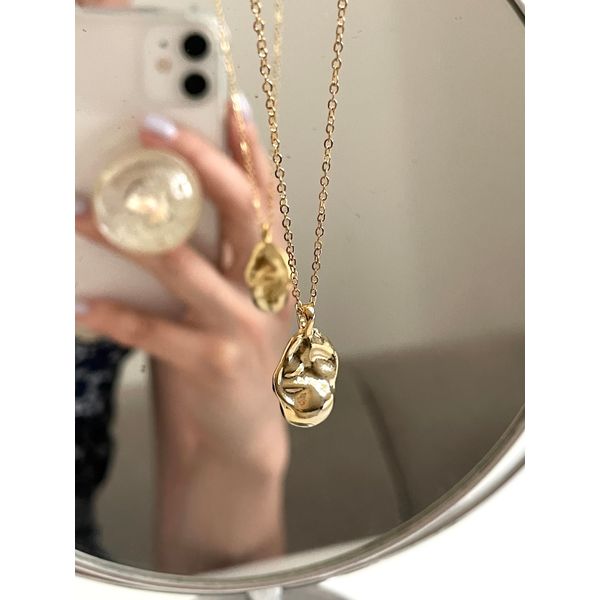 [Free Shipping] Gold Vintage Necklace Surgical Pendant Necklace