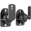 Hsthe Sea 2 Packs Black Universal Wall Mount Speaker Brackets
