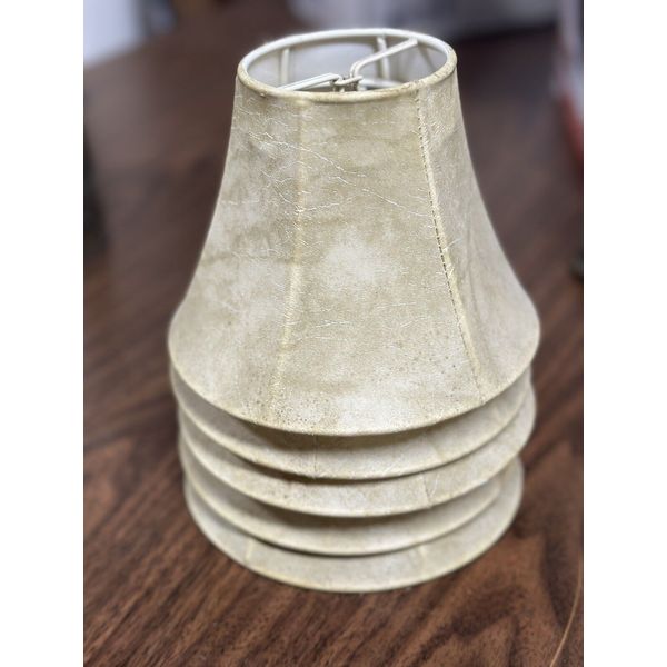 Chandelier Lamp Shades Set of 5, Imitation Sheepskin