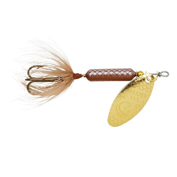 Yakima Bait Wordens Original Rooster Tail Spinner Lure, Brown, 1/8-Ounce