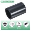 M METERXITY 4-Pack PVC Pipe Coupling Adapter, 1" Straight Coupling Adapter Connector Schedule 80 UPVC Pipe Fitting Socket for Water Line [Grey]