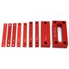 9PCS Aluminum Alloy Height Gauge Blocks Quick Accurate Setup Bars for Milling Machine Table Saw