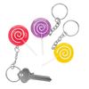 Swirl Pop Lollipop Candy Keychain Assortment - 2 1/4", 12 Piece