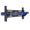 Eforlife Padded Sword Wall Mount Katana Stand Samurai Sword Holder Display Rack Chinese Bagua Style (1-Tier)
