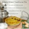 Bakery Direct Traditional Foil Pie Moulds (120) Silver