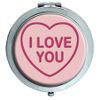 Love Heart I Love You Compact Mirror