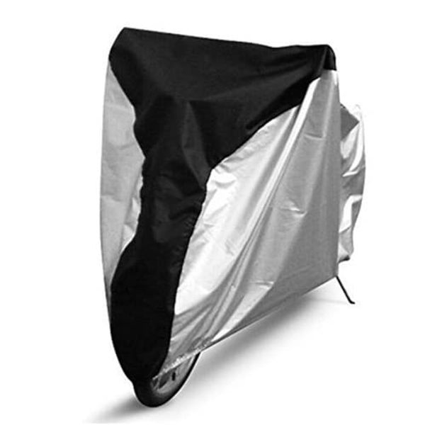 Bicycle Cover, Waterproof, Durable, Water Repellent, UV Protection, Storage Bag Included, Windproof, Compatible with Bicycles up to 27 inches, Wire Lock, Tear Resistant