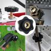 20 Star Shaped Threaded knobs, Nuts, Screw in Type Head Through knobs, Manual Tightening Clamping knobs, Suitable for Mechanical/Electronic/Woodworking (M5*20)