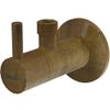 Design Angle Valve 1/2 Inch with Filter Round Antique Bronze