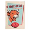 La Cow qui Laughing Retro Tea Towel – Vanilla