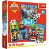 Trefl 3w1 - Dzień Strażaka Sama [PUZZLE]