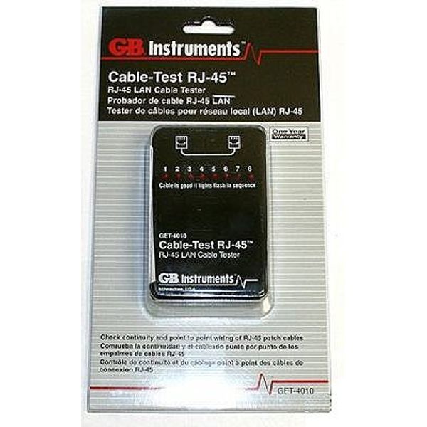 eDigitalDeals RJ-45 LAN Cat5 Cat6 Network Cable Tester Continuity
