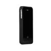 Black iPhone 4/4S protective smartphone power case w/fuel gauge & cable