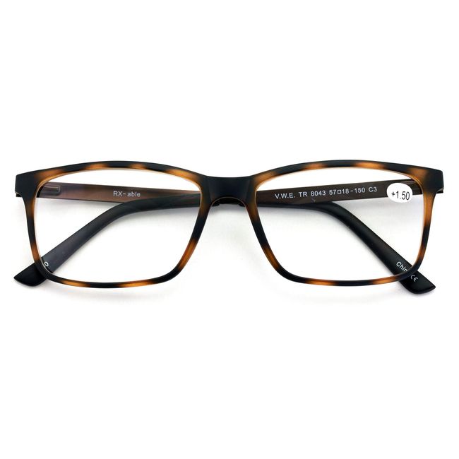 Extra wide best sale mens glasses