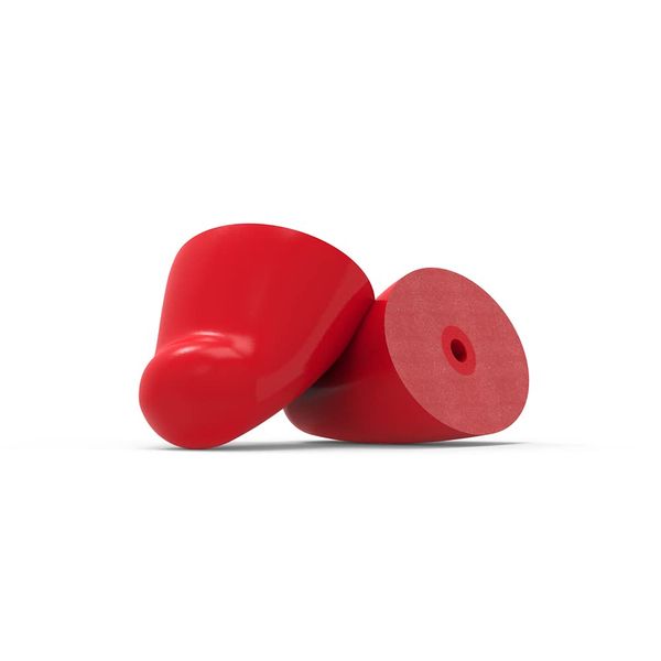 FLARE AUDIO Flare Earshade Replacement Tips - Block Sound - Reusable Memory Foam - Red