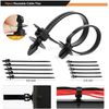 650Pcs Car Retainer Auto Fasteners Push Trim Plastic Clips Pin Rivet Bumper Kit