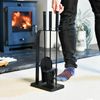 Black Arm Contemporary Companion Set 520mm