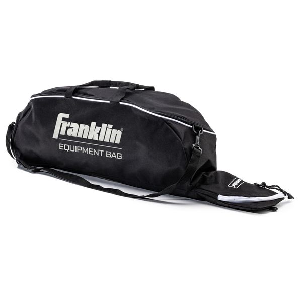 Franklin Sports Youth Baseball Bat Bag - Kids Teeball, Softball, Baseball Equipment Bag - Holds Bat, Helmet, Cleats and More - Black