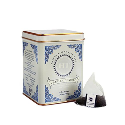 Harney and Sons Fine Tea, Vanilla Comoro, 20 Count (Pack of 4)