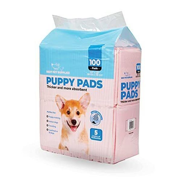 Best Pet Supplies 22.5" x 22" Disposable Puppy Pads for Whelping Puppies and ...