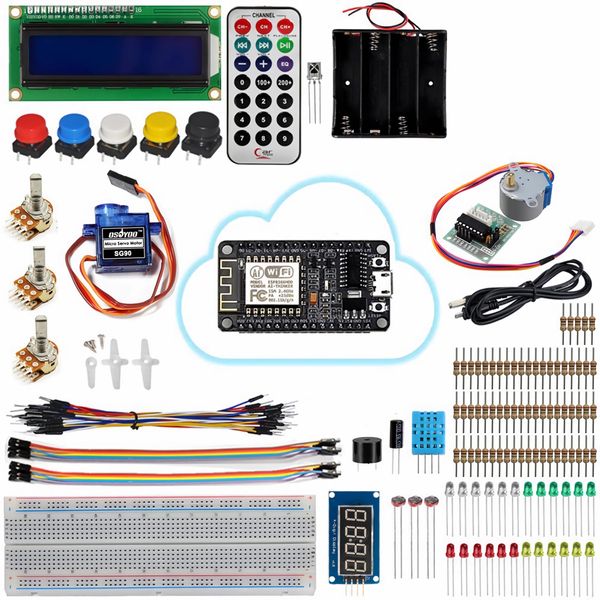 OSOYOO Raspberry Pi 3 Basic Starter Learning Kit For Beginners / Electronic Parts Set