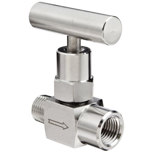 Dixon Valve & Coupling MFS102 Stainless Steel 316 Mini Needle Valve, 1/4" NPT Male x NPT Female