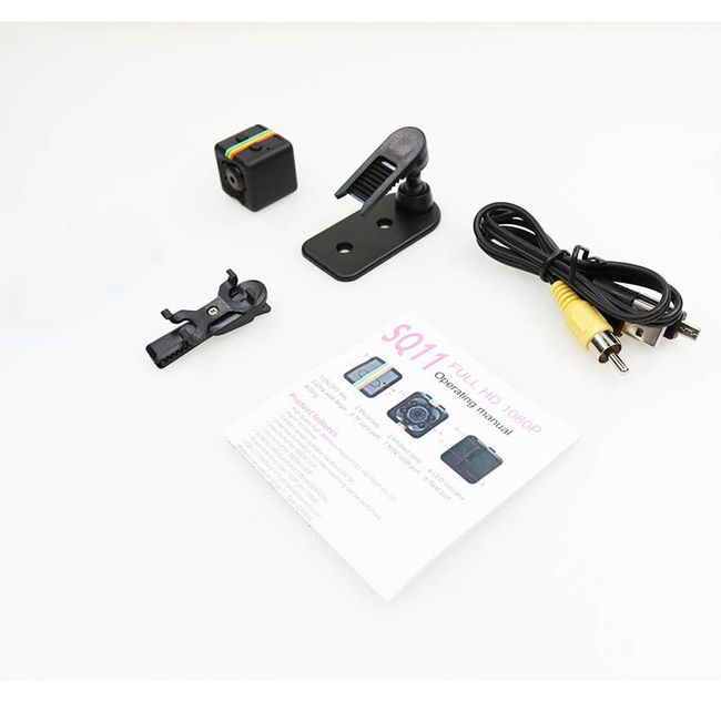 2 PACK SQ11 Mini Camera HD 1080P Night Vision Camcorder Wireless DVR Micro Camera  Sport DV Video Small Cam WIFI Surveillance IP Camera 
